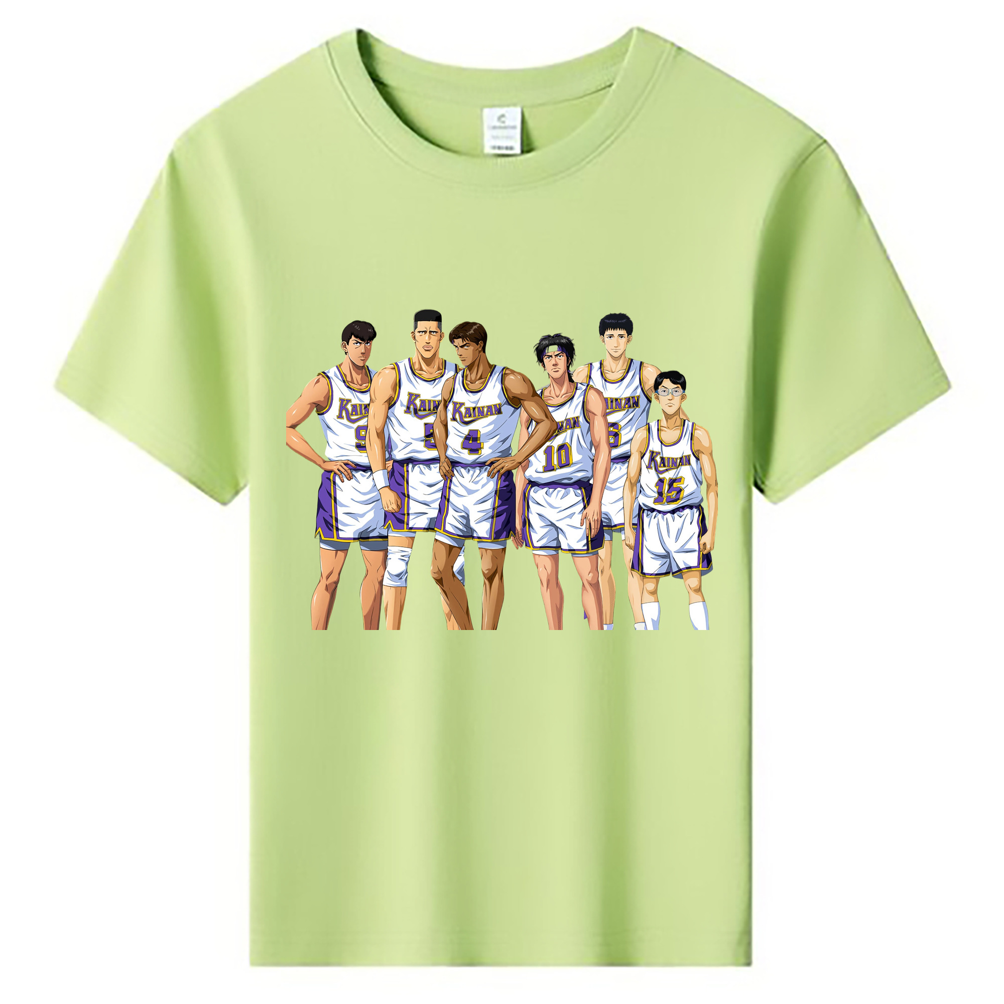 （画像用） SLAM DUNK／スラムダンク 綿100％キッズTシャツ（フロントプリント）